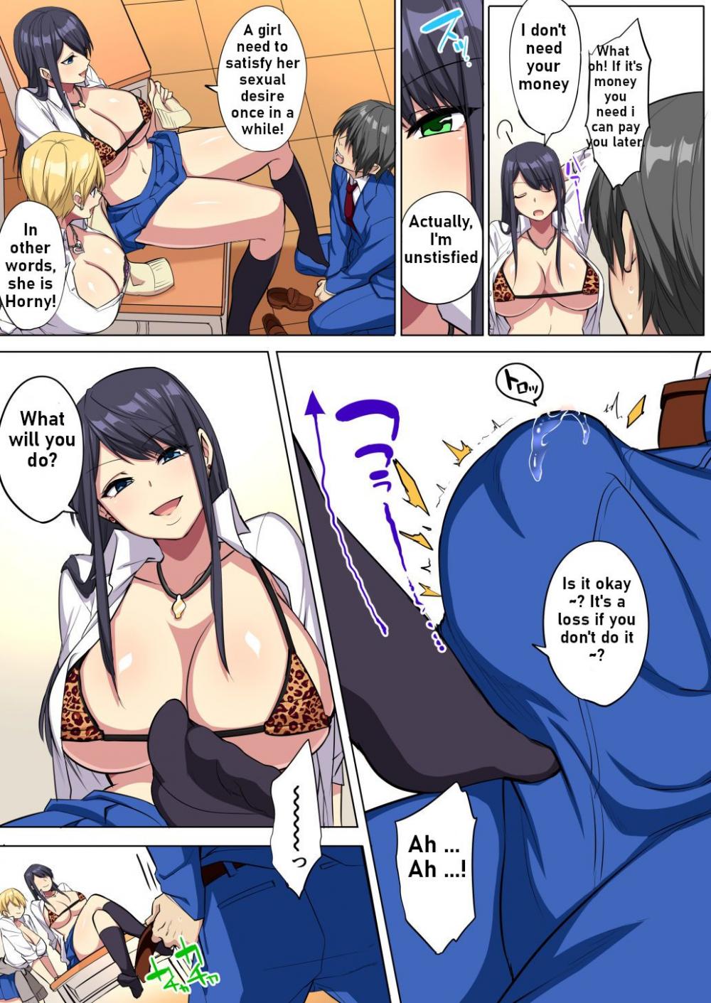 Hentai Manga Comic-My big is squeezed by huge breast bitch gals!!-Read-11